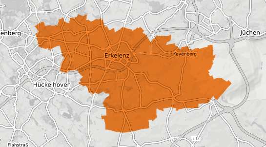 Mietspiegelkarte Erkelenz