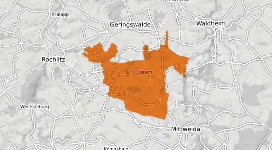 Mietspiegelkarte Erlau b. Suhl