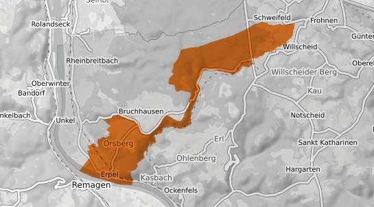 Mietspiegelkarte Erpel Rhein