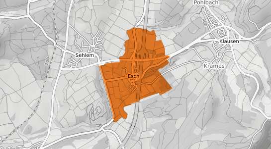 Mietspiegelkarte Esch b. Gerolstein