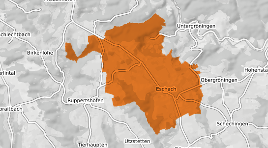 Mietspiegelkarte Eschach (bei Schwäbisch Gmünd) b. Schwaebisch Gmuend