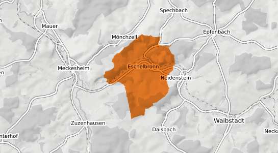 Mietspiegelkarte Eschelbronn