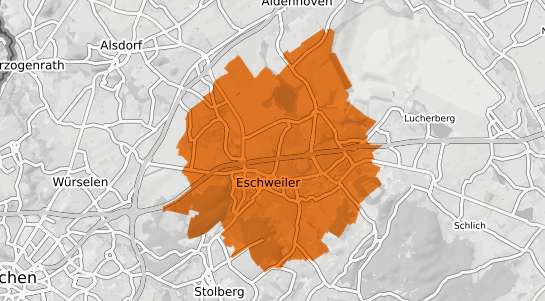 Mietspiegelkarte Eschweiler Rheinland