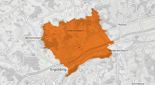 Mietspiegelkarte Essenbach Niederbayern