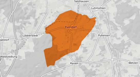 Mietspiegelkarte Eyendorf Lueneburger Heide