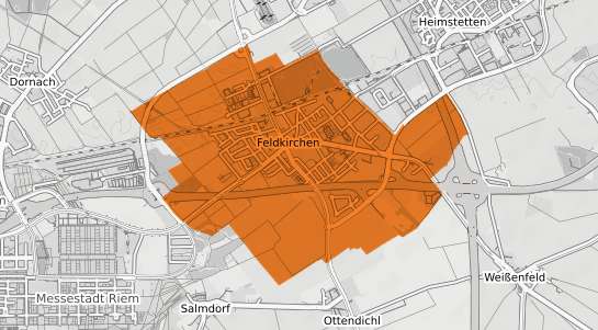 Mietspiegelkarte Feldkirchen Niederbayern