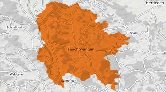 Mietspiegelkarte Feuchtwangen