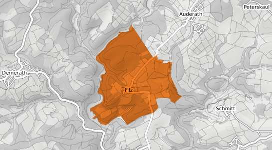 Mietspiegelkarte Filz