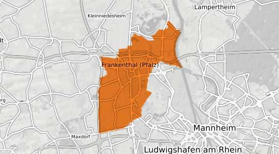 Mietspiegelkarte Frankenthal b. Bischofswerda