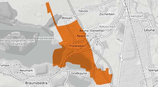 Mietspiegelkarte Frankleben