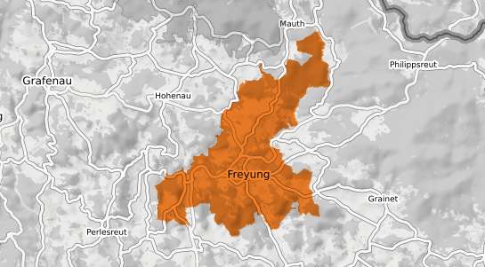 Mietspiegelkarte Freyung Niederbayern