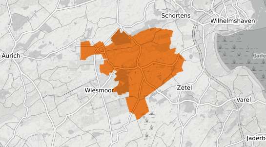 Mietspiegelkarte Friedeburg Ostfriesland