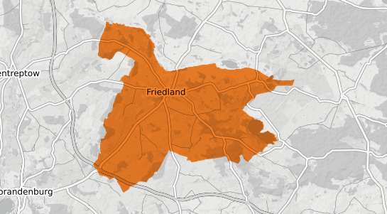 Mietspiegelkarte Friedland Kr. Goettingen