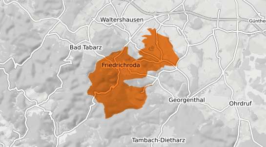 Mietspiegelkarte Friedrichroda