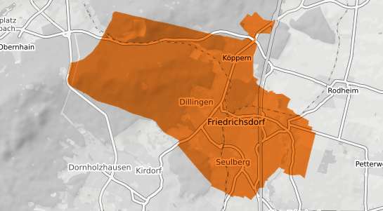 Mietspiegelkarte Friedrichsdorf b. Koethen, Anhalt