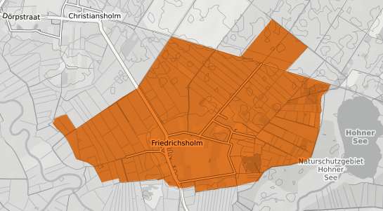 Mietspiegelkarte Friedrichsholm