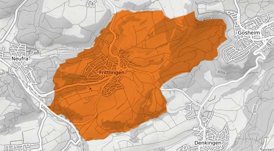 Mietspiegelkarte Frittlingen