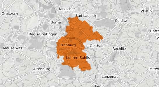 Mietspiegelkarte Frohburg
