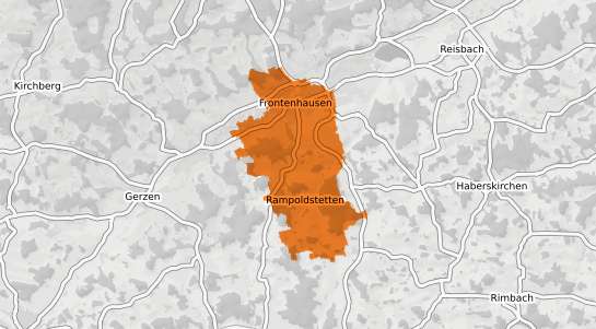 Mietspiegelkarte Frontenhausen
