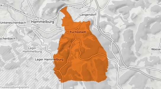 Mietspiegelkarte Fuchsstadt Unterfranken