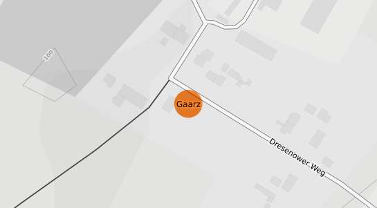 Mietspiegelkarte Gaarz b. Lenzen, Elbe