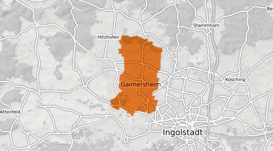 Mietspiegelkarte Gaimersheim