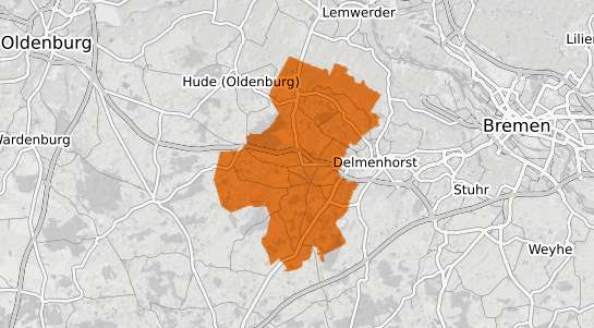 Mietspiegelkarte Ganderkesee