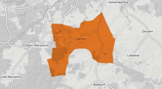 Mietspiegelkarte Garrey