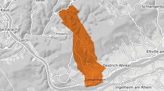 Mietspiegelkarte Geisenheim Rheingau