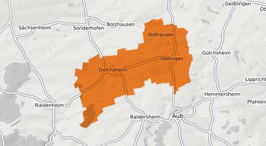 Mietspiegelkarte Gelchsheim
