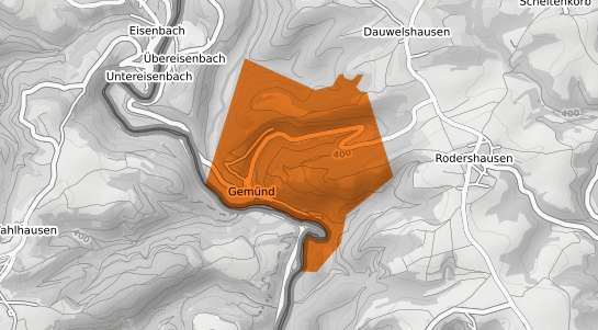 Mietspiegelkarte Gemuend a.d. Our