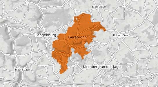 Mietspiegelkarte Gerabronn Wuerttemberg