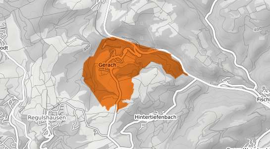 Mietspiegelkarte Gerach b. Idar Oberstein b. Idar-Oberstein