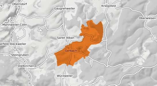 Mietspiegelkarte Gerbach Pfalz