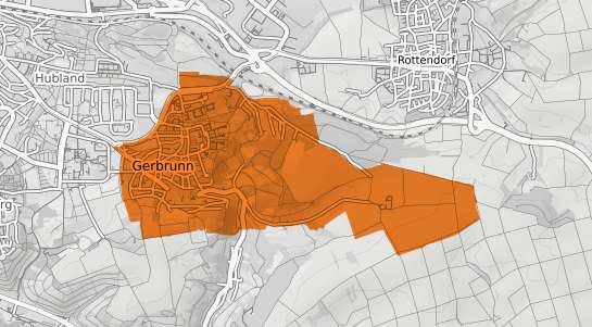 Mietspiegelkarte Gerbrunn