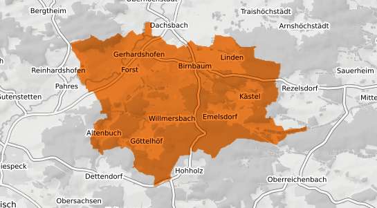 Mietspiegelkarte Gerhardshofen