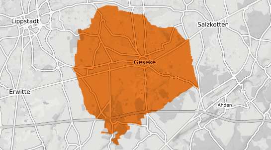 Mietspiegelkarte Geseke
