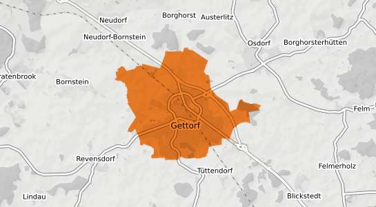 Mietspiegelkarte Gettorf