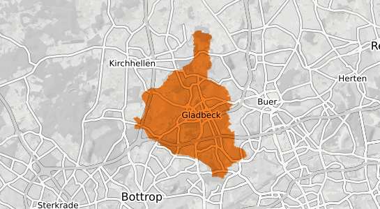 Mietspiegelkarte Gladbeck