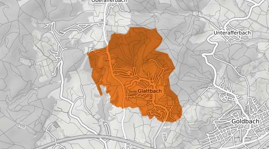 Mietspiegelkarte Glattbach Unterfranken