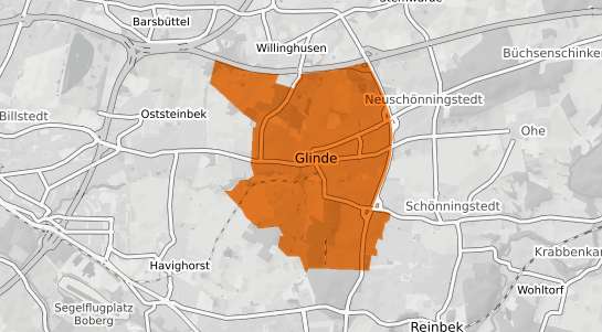 Mietspiegelkarte Glinde b. Schoenebeck, Elbe