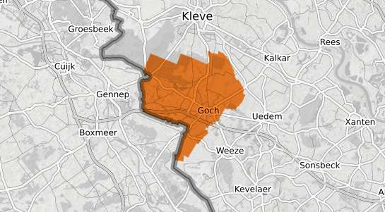 Mietspiegelkarte Goch