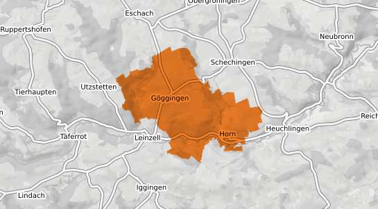 Mietspiegelkarte Goeggingen Wuerttemberg