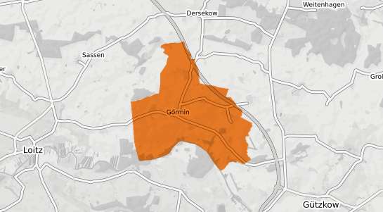 Mietspiegelkarte Goermin