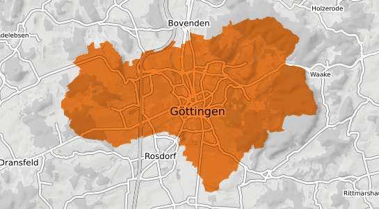 Mietspiegelkarte Göttingen Niedersachsen