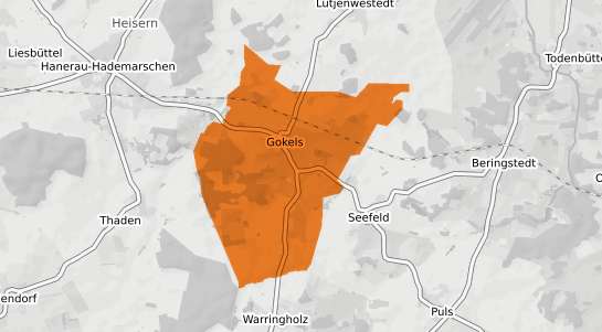 Mietspiegelkarte Gokels