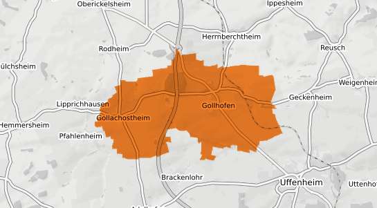 Mietspiegelkarte Gollhofen