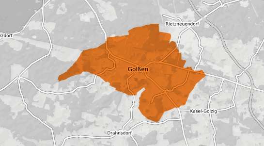 Mietspiegelkarte Gol&szlig;en