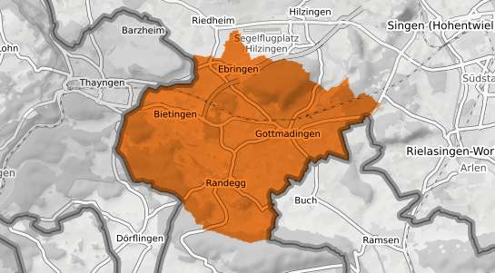 Mietspiegelkarte Gottmadingen