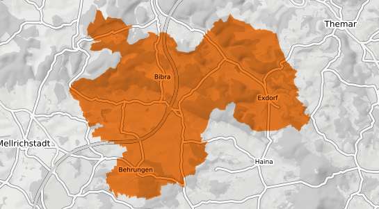 Mietspiegelkarte Bad K&ouml;nigshofen im Grabfeld